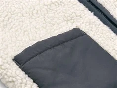 Liewood dark blue/sandy mix teddy termojakke Hera